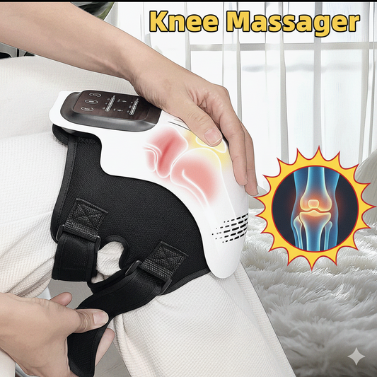 Intelligent Home Use Electric Intelligent Kneading Heating Knee Massager Rechargeable Pain Relief Infrared Laser Vibration Knee Massager