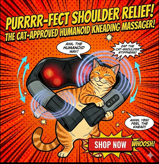 Kneading Shawl Cervical Spine Massager Shiatsu Hot Compress
